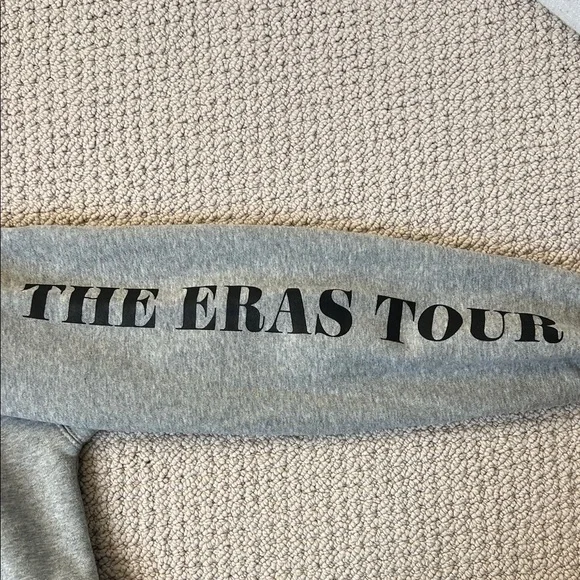 Taylor Swifts Eras Tour Gray Half-Zip Sweater - Picture 3 of 6